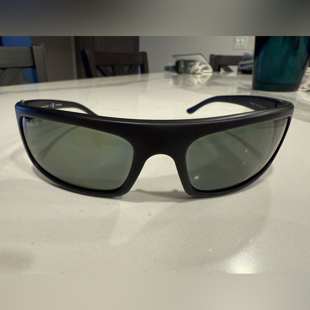 Pre-owned Ray-Ban rb 4053 601 – S/9a 3P polarized black sunglasses